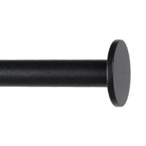 Wrought Iron Curtain Pole 19mm with Stopper Finial