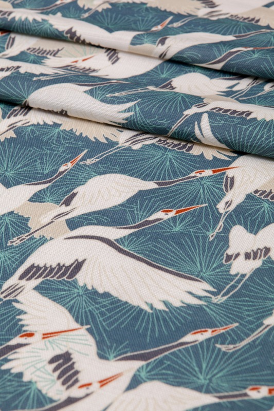 Cranes Blue