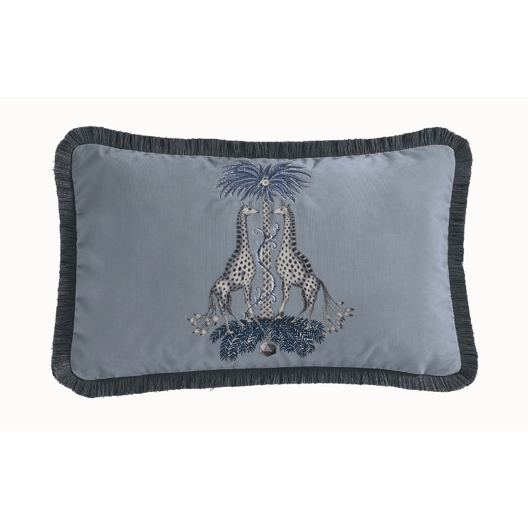 Kruger Blue Rectangle Cushion